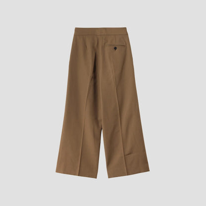 WOOL GABARDINE TROUSERS