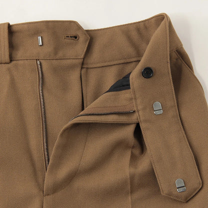 WOOL GABARDINE TROUSERS