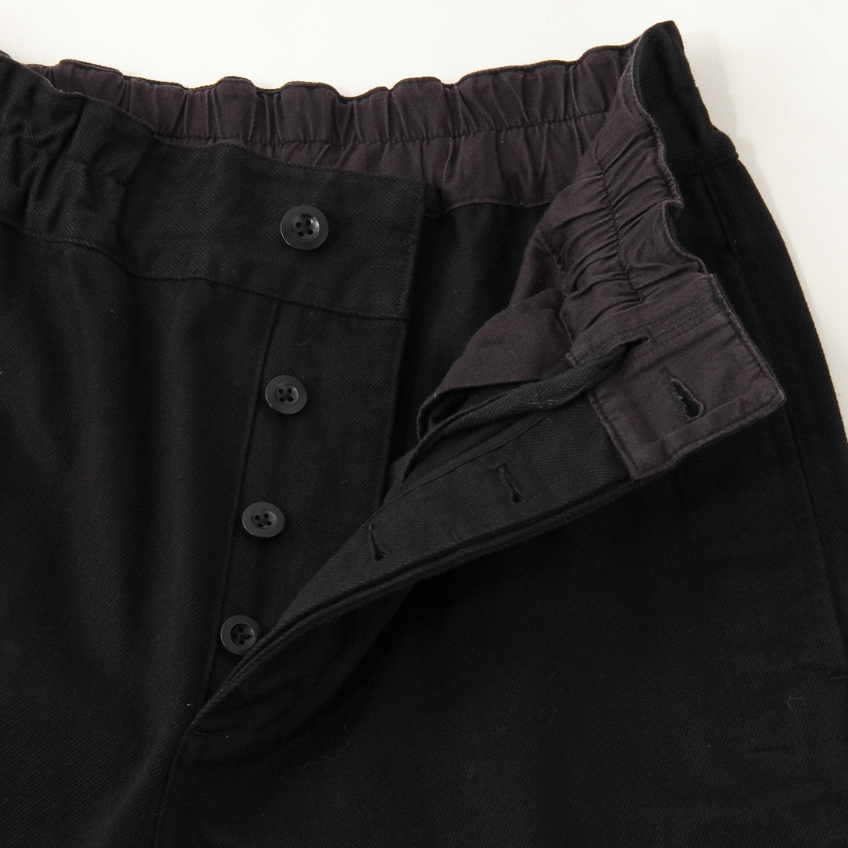 WORN COTTON DRILL TROUSERS