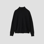 FINE WOOL TURTLE NECK KNIT