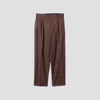 BRUSHED TWILL TROUSERS