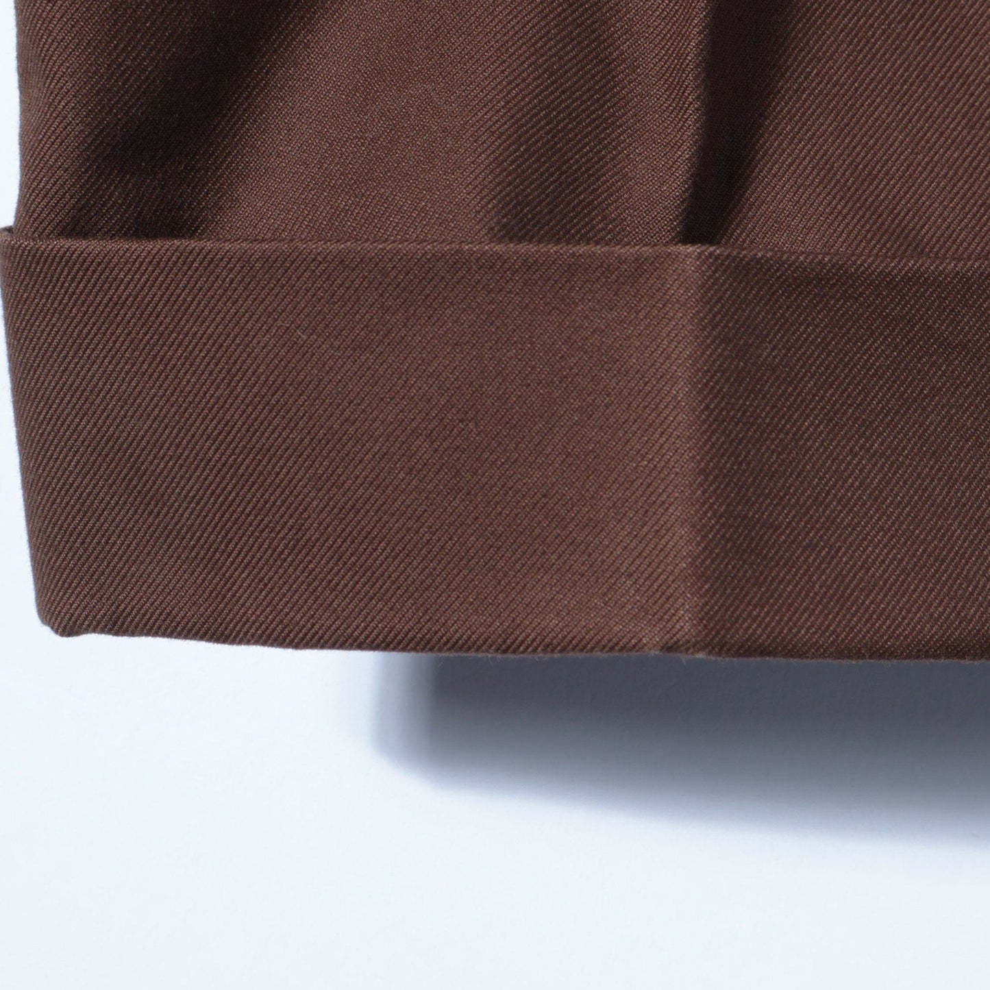 BRUSHED TWILL TROUSERS