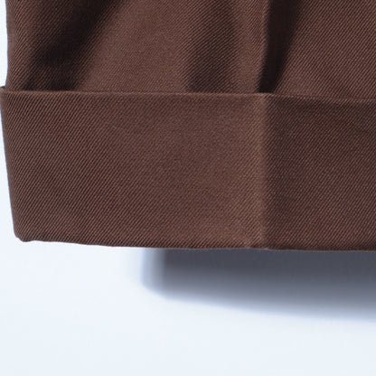 BRUSHED TWILL TROUSERS