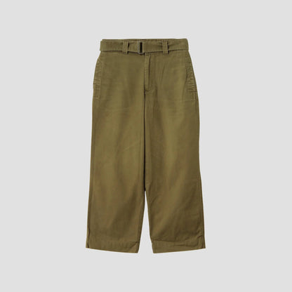 JAPANESE COTTON LINEN DRILL TROUSERS