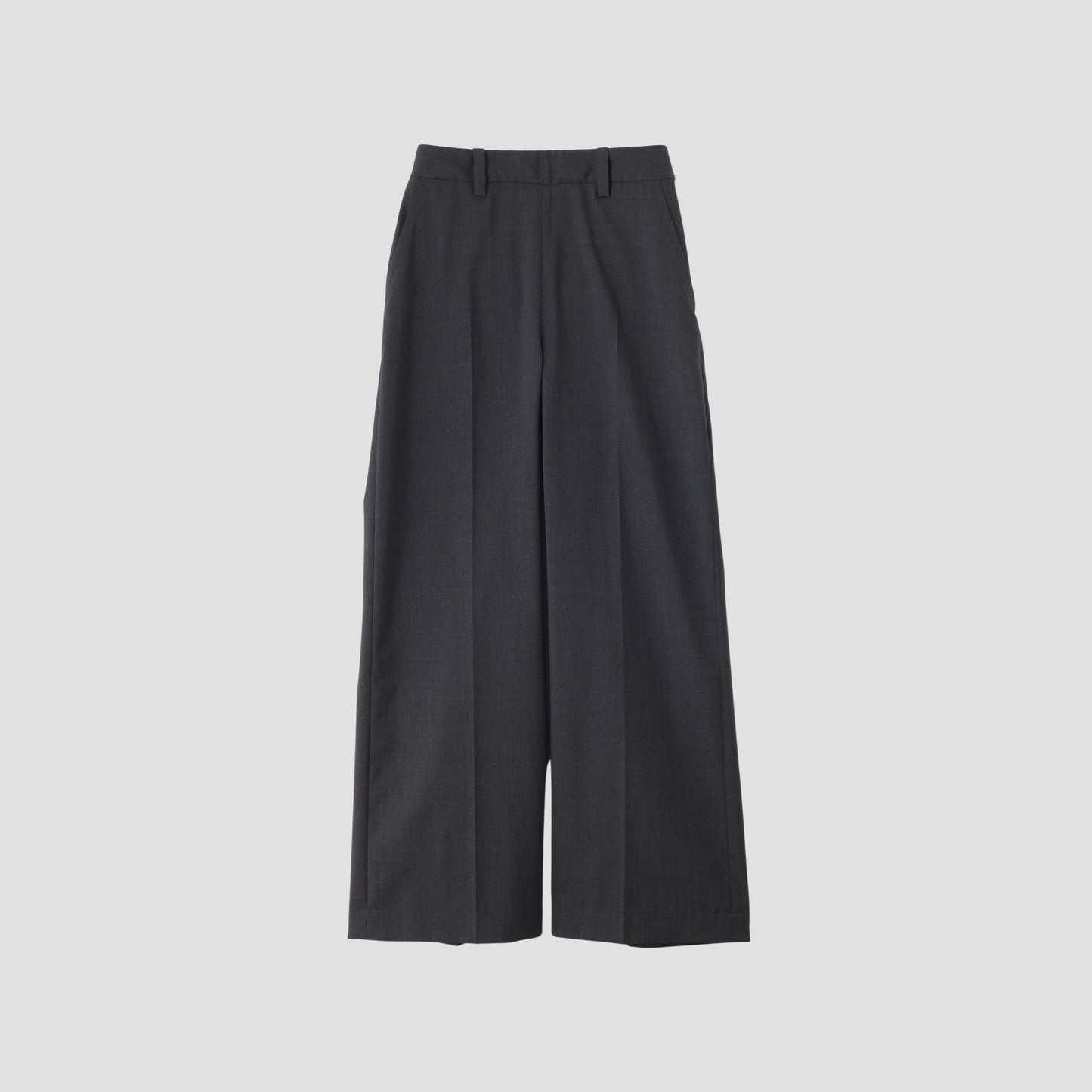 SUMMER WOOL POPLIN TROUSERS