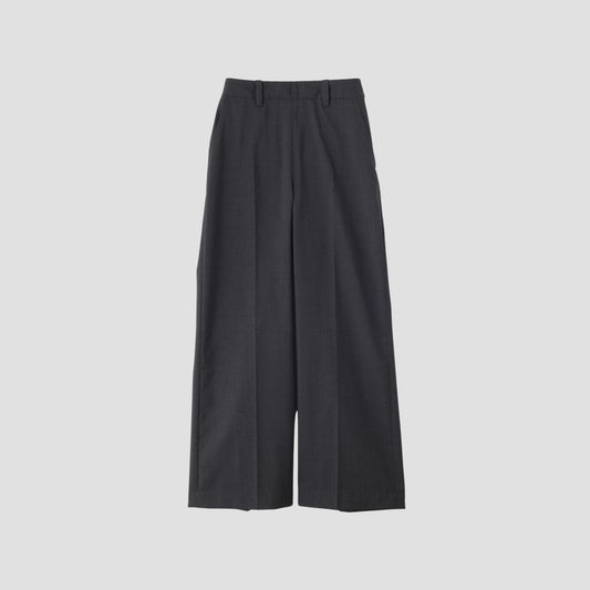 SUMMER WOOL POPLIN TROUSERS