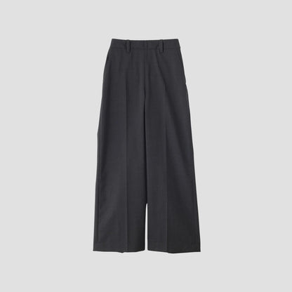 SUMMER WOOL POPLIN TROUSERS