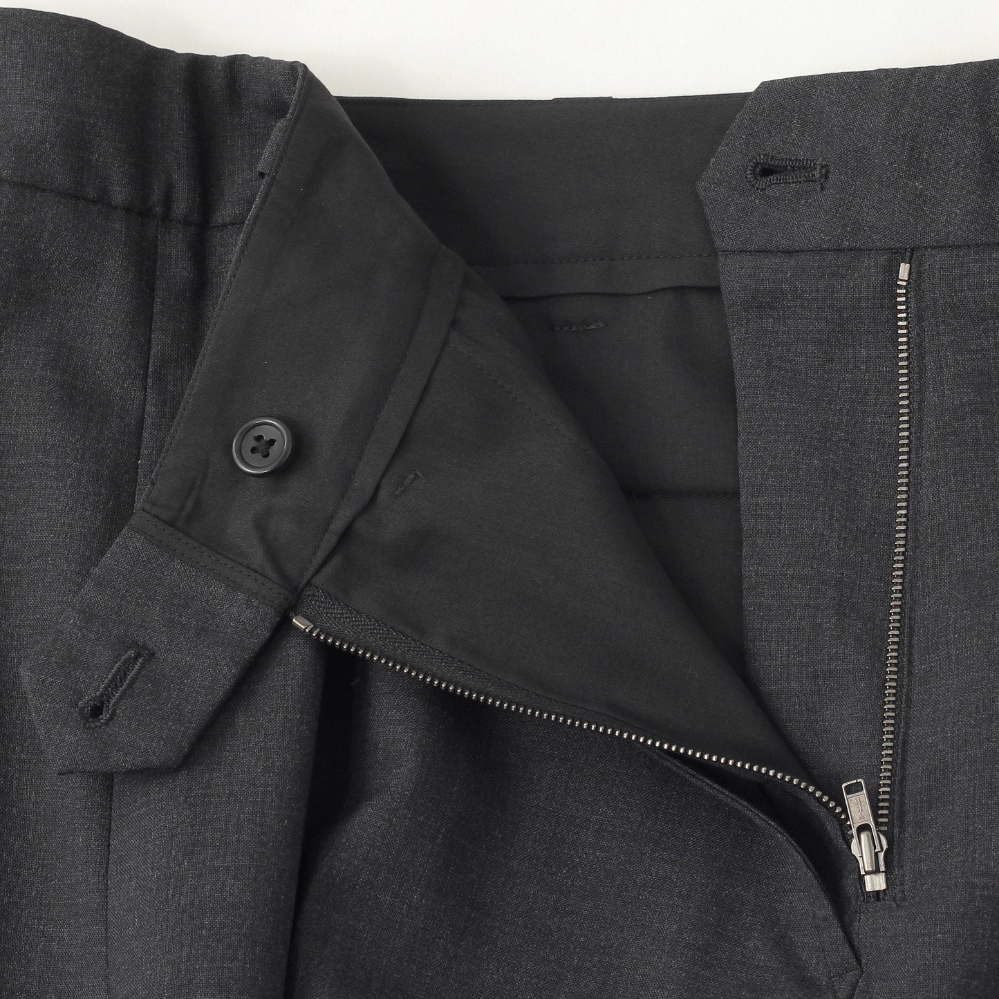 SUMMER WOOL POPLIN TROUSERS