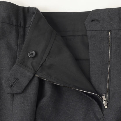 SUMMER WOOL POPLIN TROUSERS