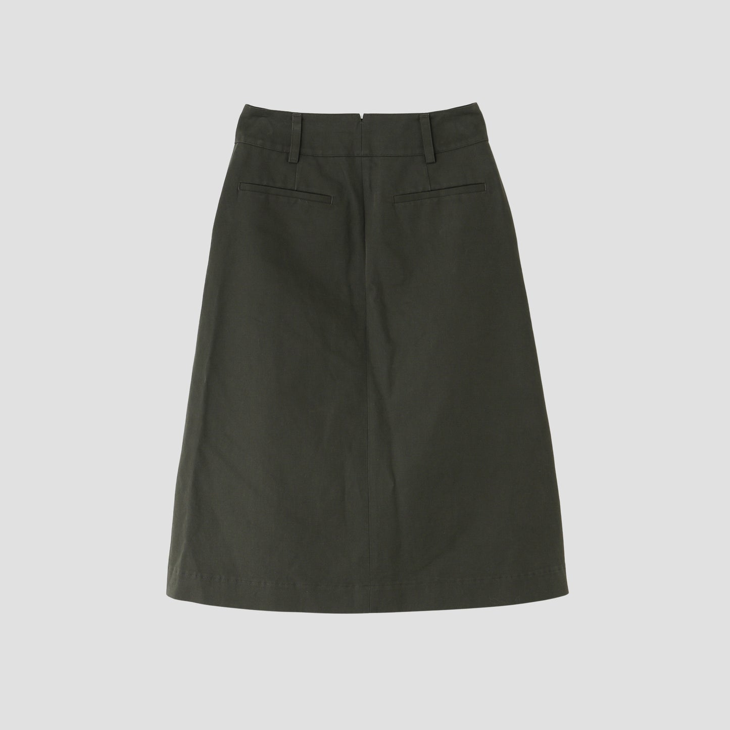 BRUSHED COTTON LINEN SKIRT