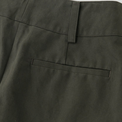 BRUSHED COTTON LINEN SKIRT