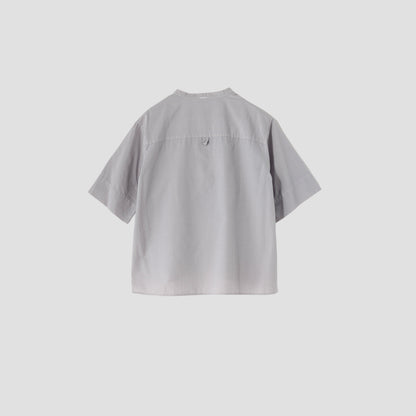 COTTON RAMIE POPLIN SHIRT