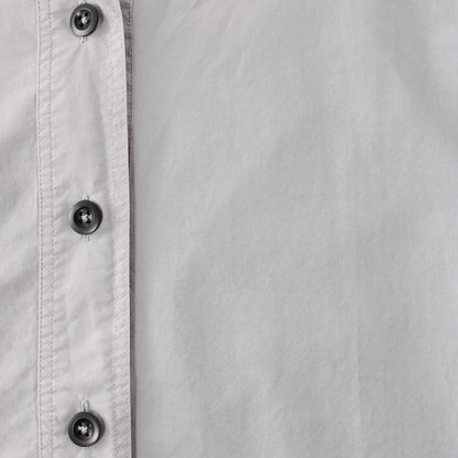 COTTON RAMIE POPLIN SHIRT