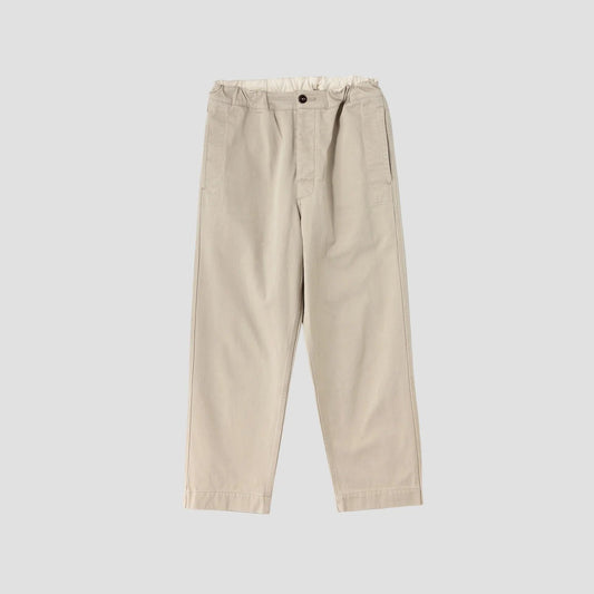 ORGANIC COTTON SATEEN TROUSERS
