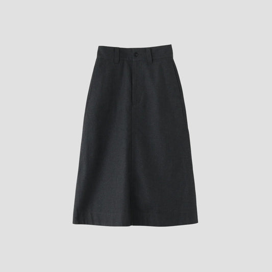 WOOL COTTON DRILL SKIRT
