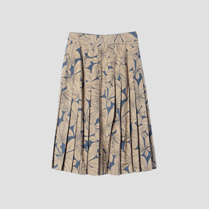 HORSE CHESTNUT SILK SKIRT