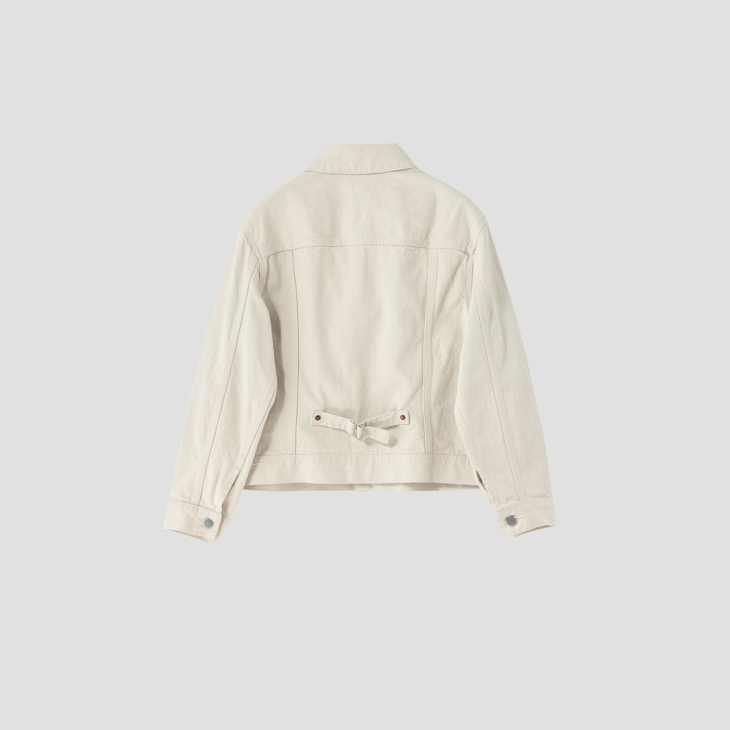 WHITE DENIM BLOUSON
