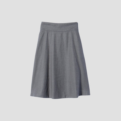 FINE WOOL FLANNEL SKIRT