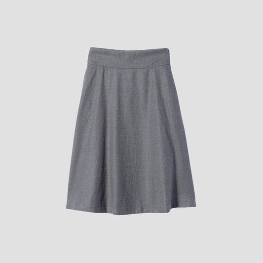FINE WOOL FLANNEL SKIRT