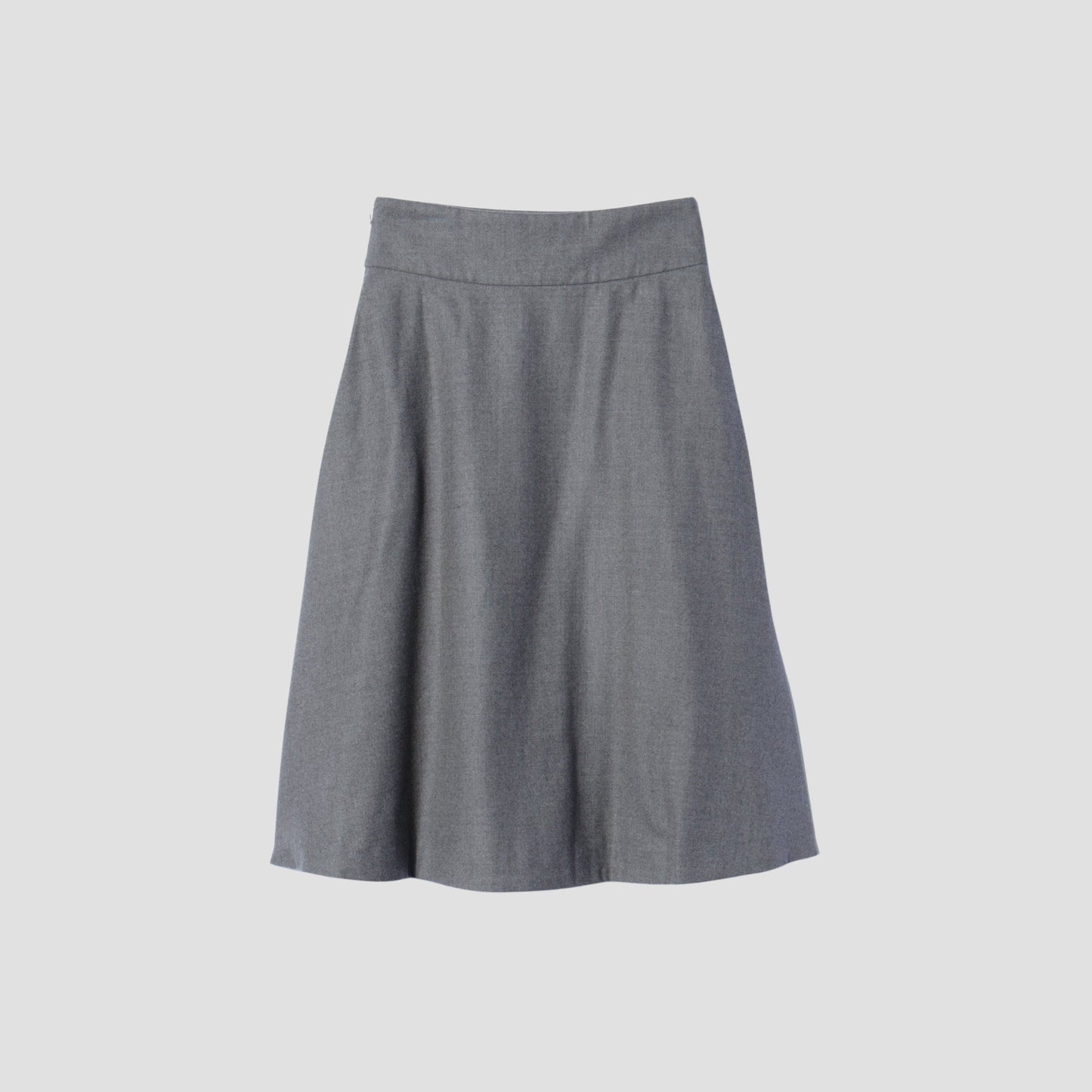 FINE WOOL FLANNEL SKIRT