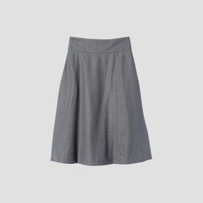 FINE WOOL FLANNEL SKIRT