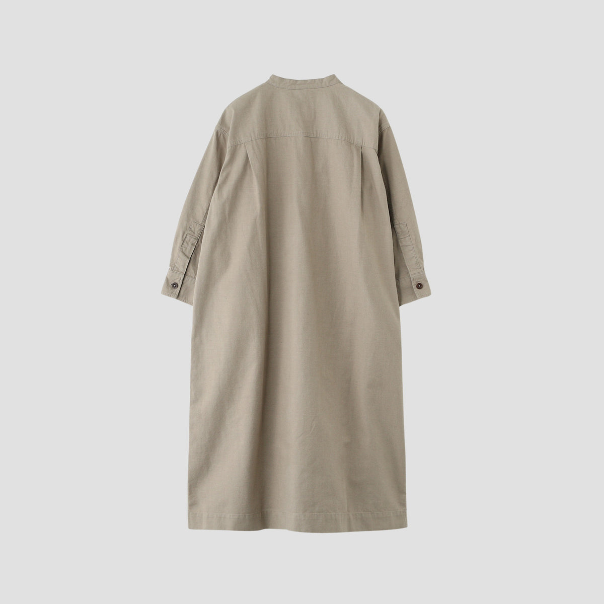 WORN COTTON WOOL TWILL DRESS
