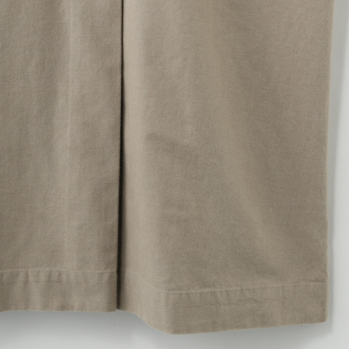 WORN COTTON WOOL TWILL DRESS