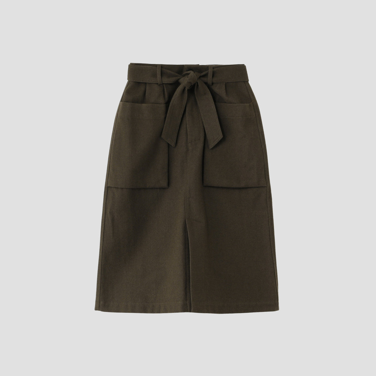 WOOL COTTON DRILL SKIRT