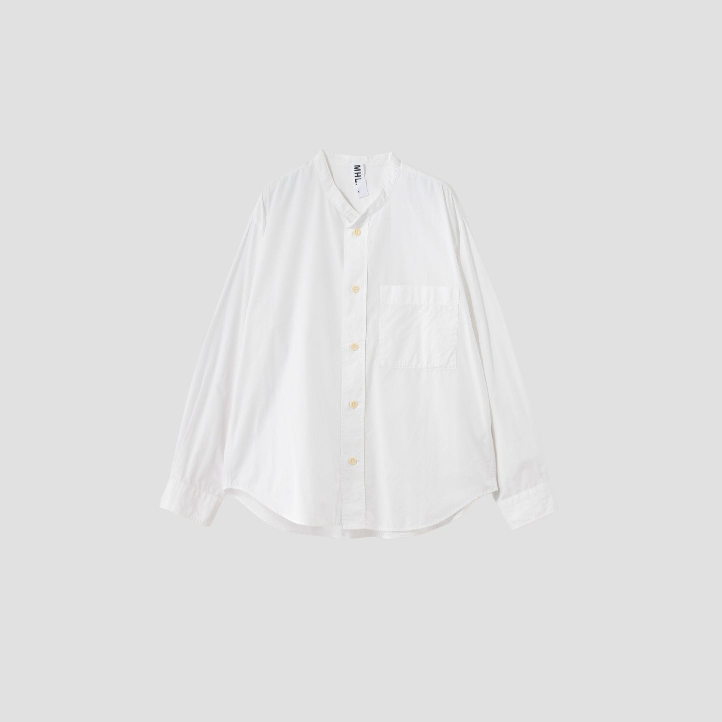 GARMENT DYE BASIC POPLIN SHIRT
