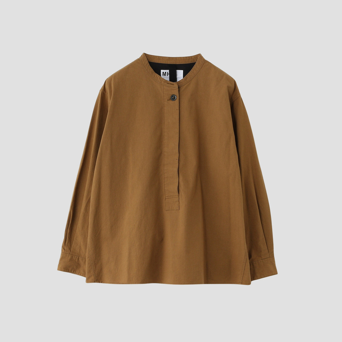 BRUSHED COTTON PLAINWEAVE SHIRT