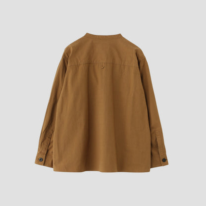 BRUSHED COTTON PLAINWEAVE SHIRT