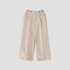 LINEN HOPSACK TROUSERS