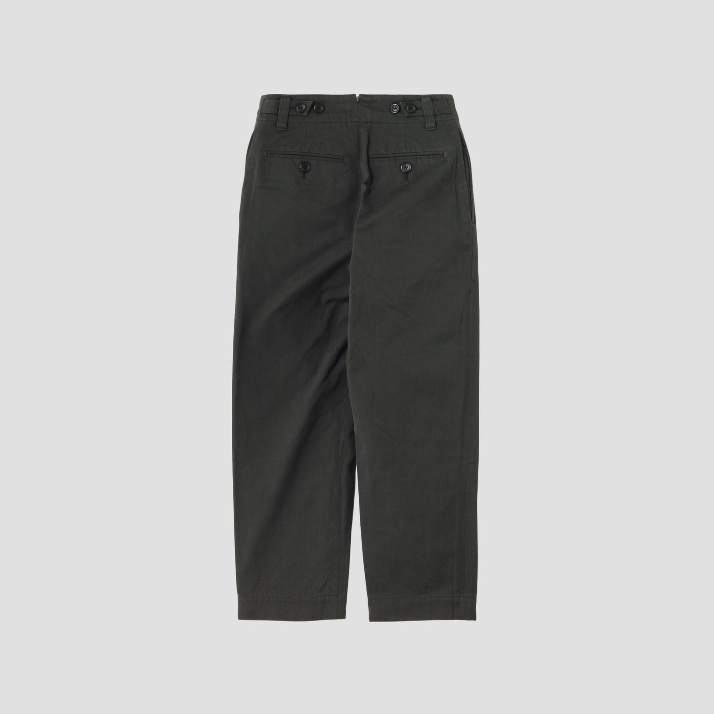 COTTON TWILL TROUSERS