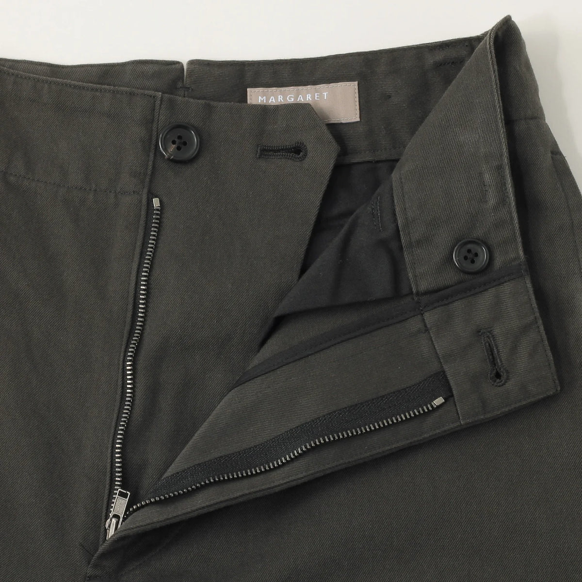 COTTON TWILL TROUSERS