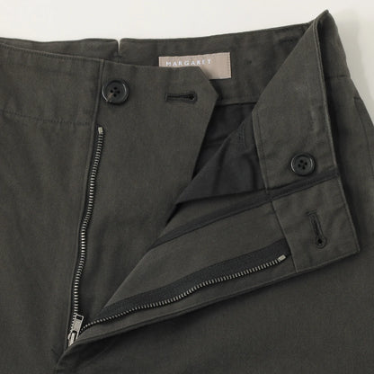 COTTON TWILL TROUSERS