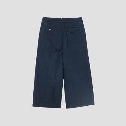COTTON LINEN TWILL TROUSERS
