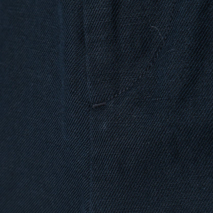 COTTON LINEN TWILL TROUSERS
