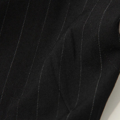 DRY FINISH PINSTRIPE WOOL TROUSERS