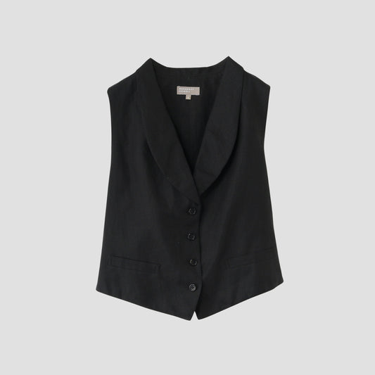 SHIRTING LINEN WAISTCOAT