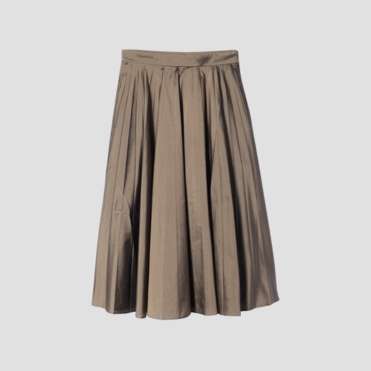 SILK POLYESTER SKIRT