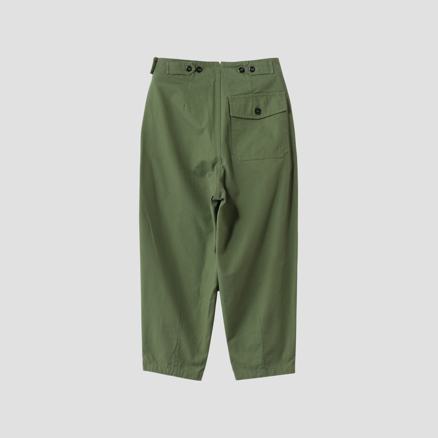 DRY NATURAL COTTON CANVAS TROUSERS