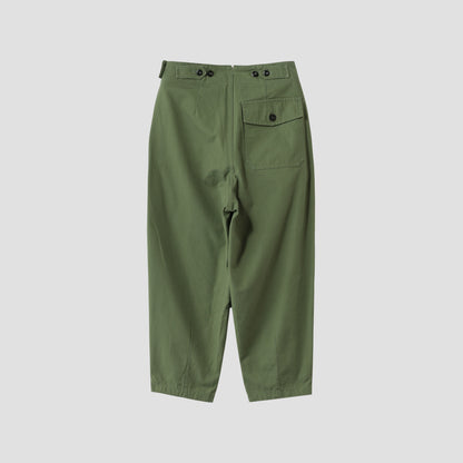 DRY NATURAL COTTON CANVAS TROUSERS