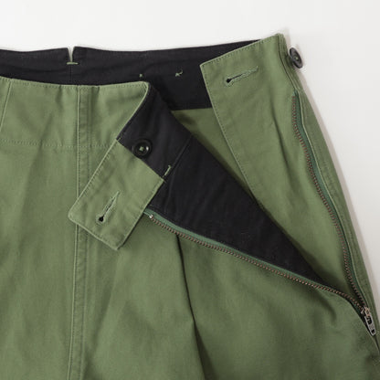 DRY NATURAL COTTON CANVAS TROUSERS