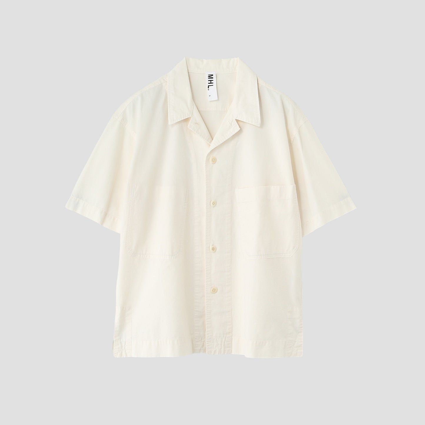 HIGH TWISTED COTTON POPLIN SHIRT