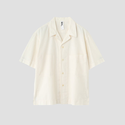 HIGH TWISTED COTTON POPLIN SHIRT
