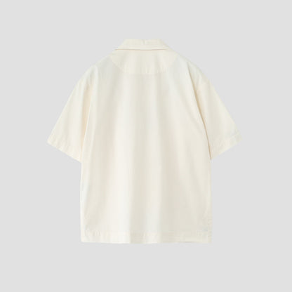 HIGH TWISTED COTTON POPLIN SHIRT
