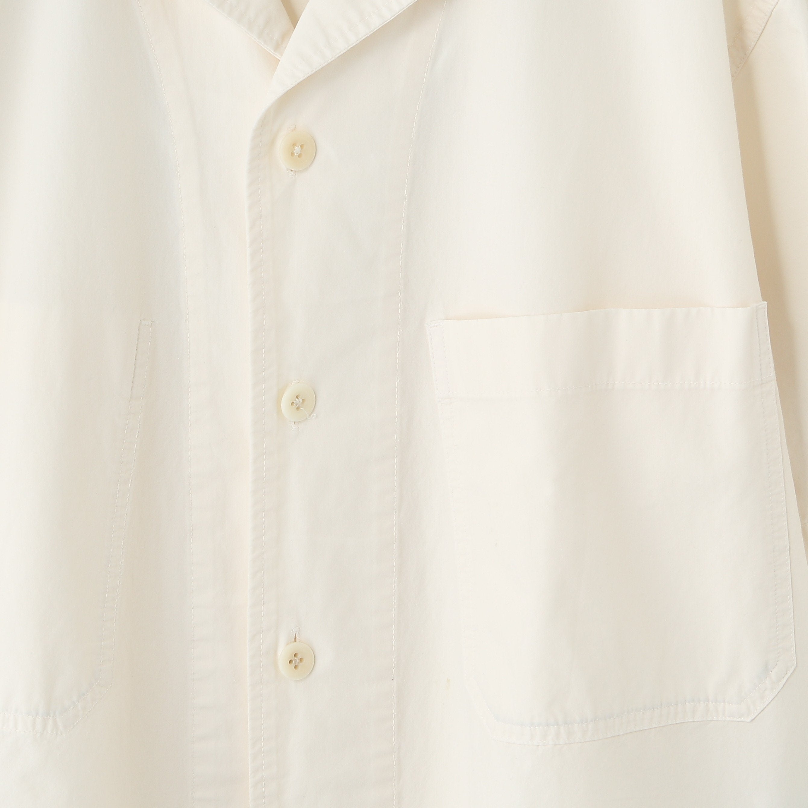 美品 MHL. HIGH TWISTED COTTON POPLIN半袖 シャツ MHL. （マーガレットハウエル） | HIGH TWISTED COTTON POPLIN SHIRT