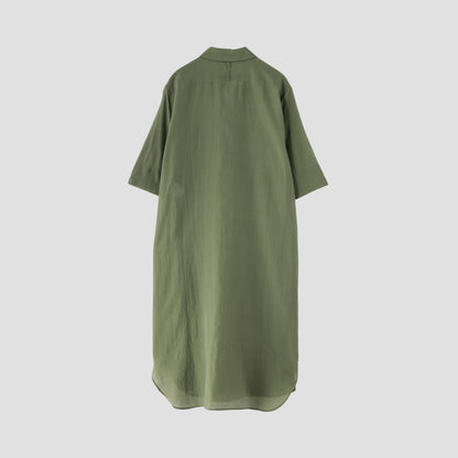 SHEER COTTON SILK DRESS