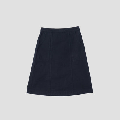 FADED TWILL SKIRT