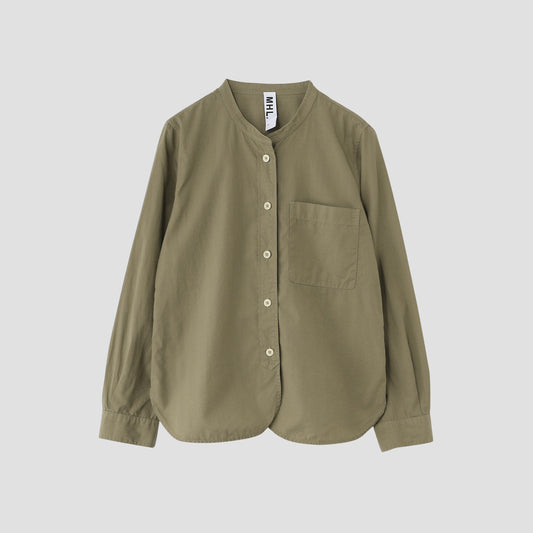 GARMENT DYE BASIC POPLIN(MHL SHOP限定) SHIRT